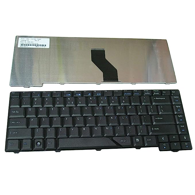 Wistar Laptop Keyboard Compatible  Acer Aspire 4210 4220 4520 4710 4720 4920 5220 5310 5520 5710 5720 5235 5910 5920 5930 6920 NSK-H371D 9J.N5982.71D PK130470100 MP-07A23U4-6981 NSK-AKA1D (Black)